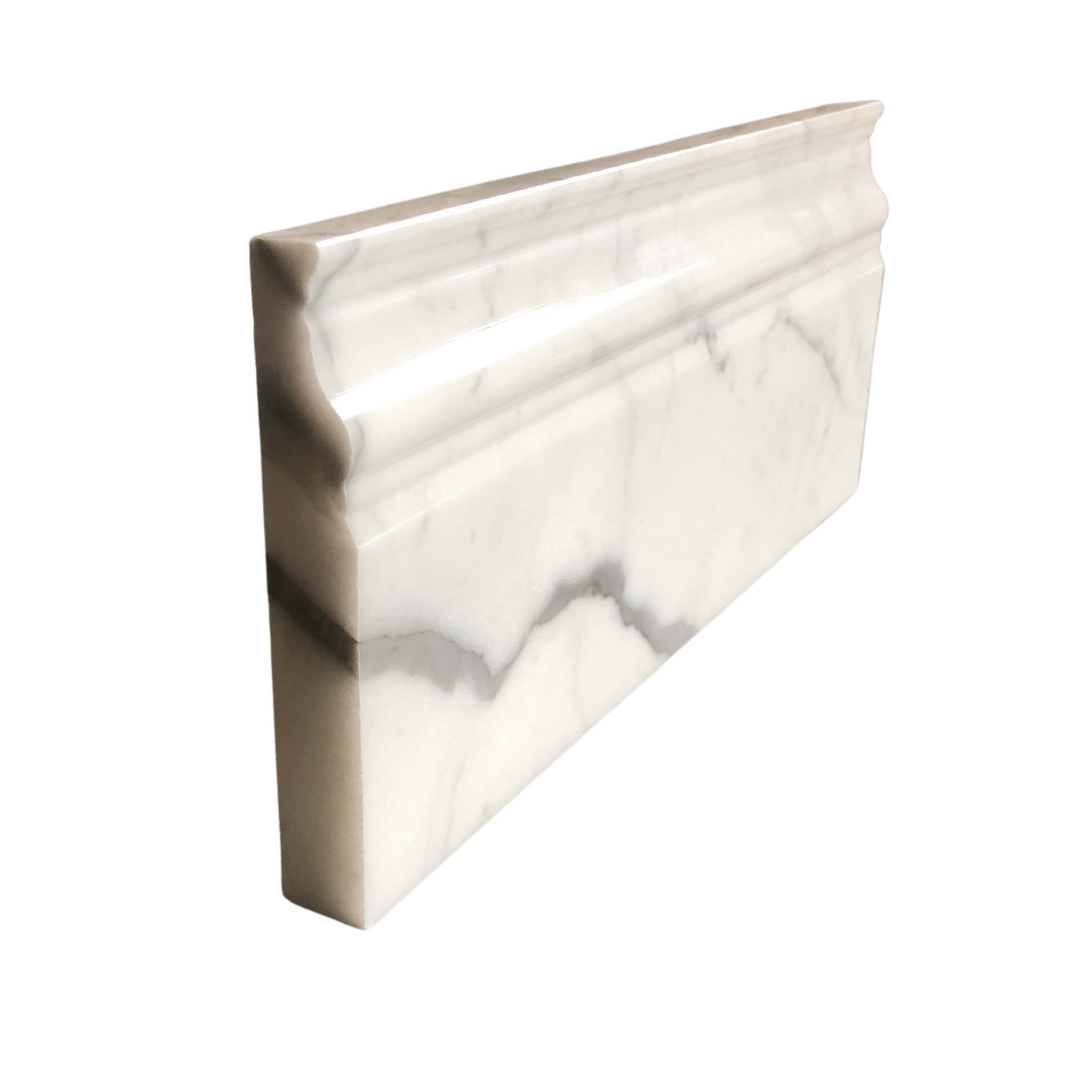 CALACATTA GOLD MARBLE LINER POLISHED BASE MOULDING 5